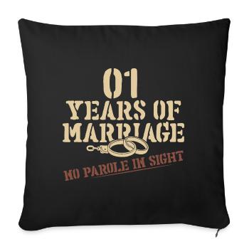 1 An Ensemble Sans Fuite - Coussin et housse de 45 x 45 cm - noir - Devant