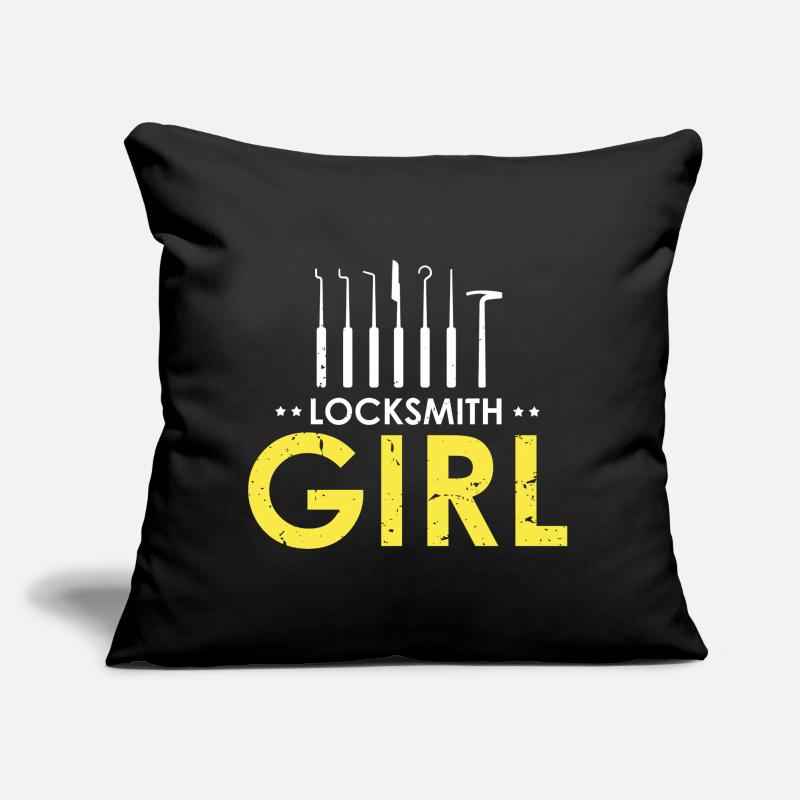 Lockpicking Expert Service de déverrouillage Lock Mama Coussin et housse de 45 x 45 cm