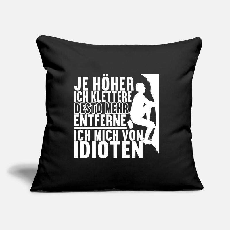 Klettern Kletterer Sofakissen mit Füllung 45 x 45 cm