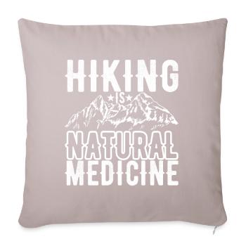 Hiking Mountaineering Mountaineers - Sofa pillow with filling 45cm x 45cm - light taupe - Front
