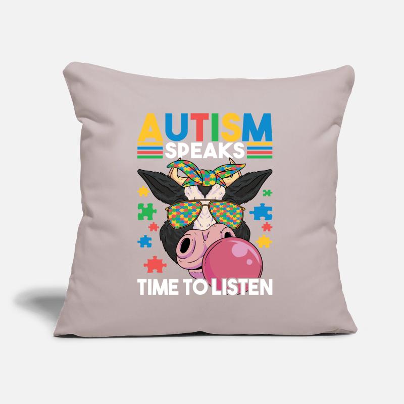 Autistic Autism Autistic Sofa pillow with filling 45cm x 45cm