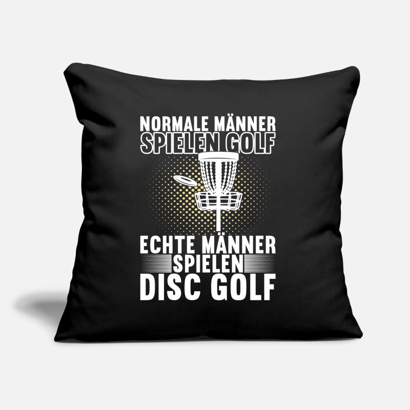 Disc Golf Disc Golfer Sofakissen mit Füllung 45 x 45 cm