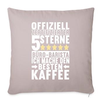 Cadeau d’adieu Collègues de changement d’emploi - Coussin et housse de 45 x 45 cm - taupe clair - Devant