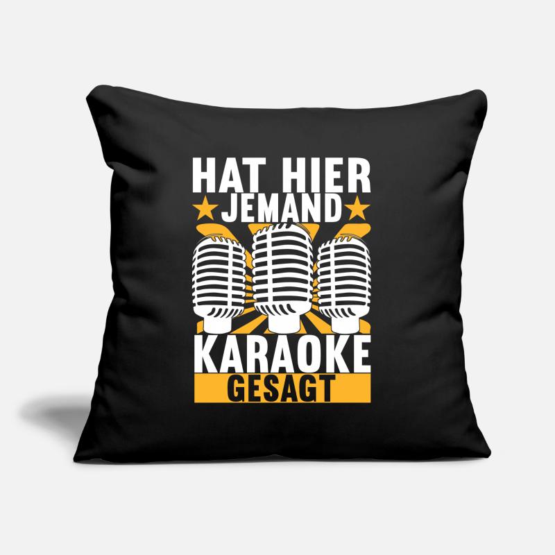 Karaoke Karaokeabend Sofakissen mit Füllung 45 x 45 cm