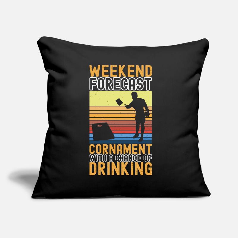 Cornhole Player Cornhole Board Coussin et housse de 45 x 45 cm