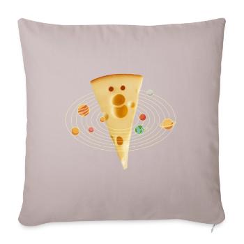 Amateurs de fromage Gouda - Coussin et housse de 45 x 45 cm - taupe clair - Devant
