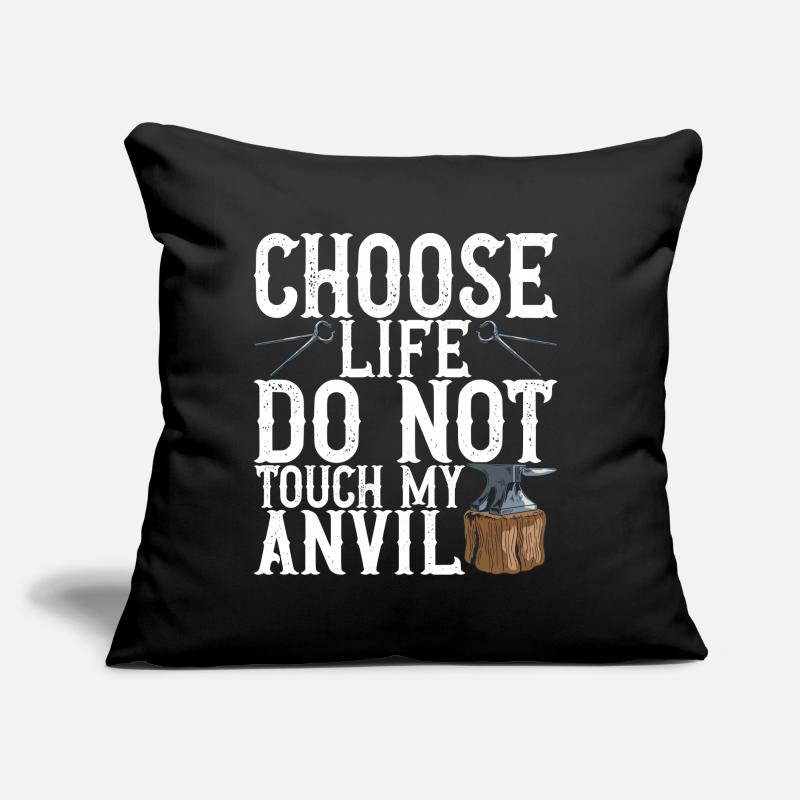 Enclume de forge forgeuse Coussin et housse de 45 x 45 cm
