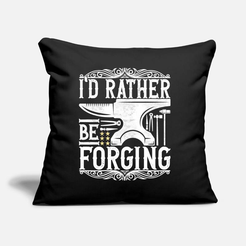 Enclume de forge forgeuse Coussin et housse de 45 x 45 cm