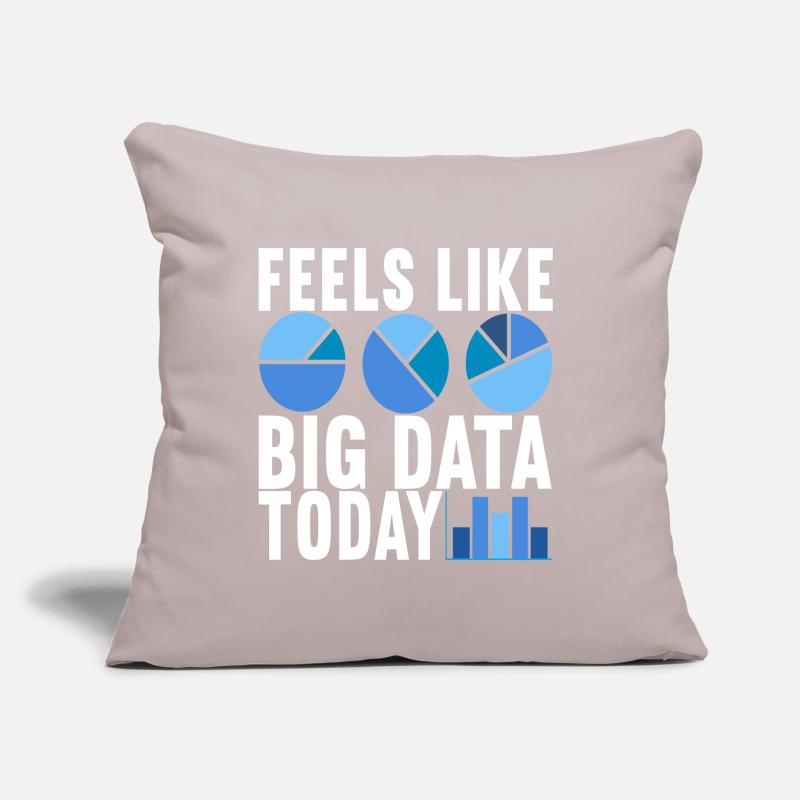 Data Scientist Data Analyst Sofa pillow with filling 45cm x 45cm