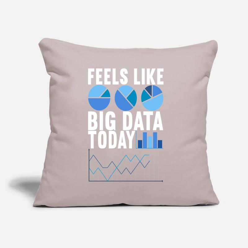 Data Scientist Data Analyst Sofa pillow with filling 45cm x 45cm