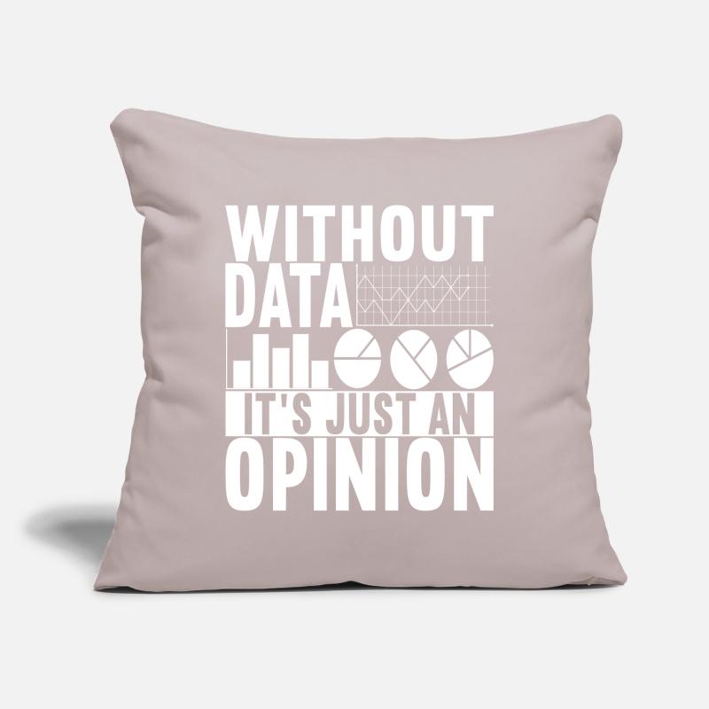 Data Scientist Data Analyst Sofa pillow with filling 45cm x 45cm