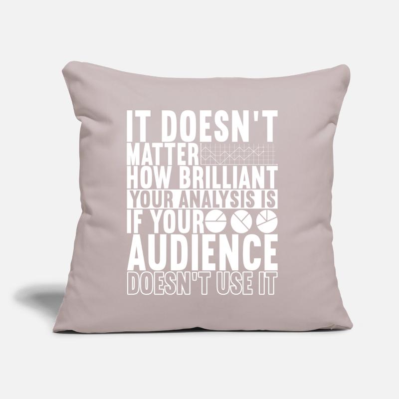 Data Scientist Data Analyst Sofakissen mit Füllung 45 x 45 cm