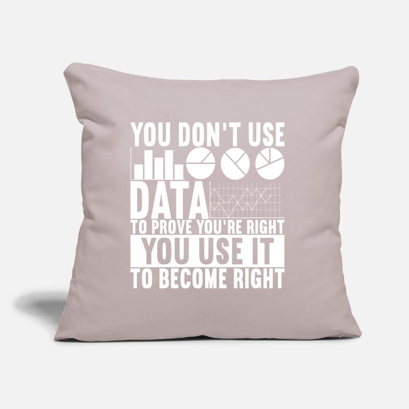 Data Scientist Data Analyst Sofakissen mit Füllung 45 x 45 cm