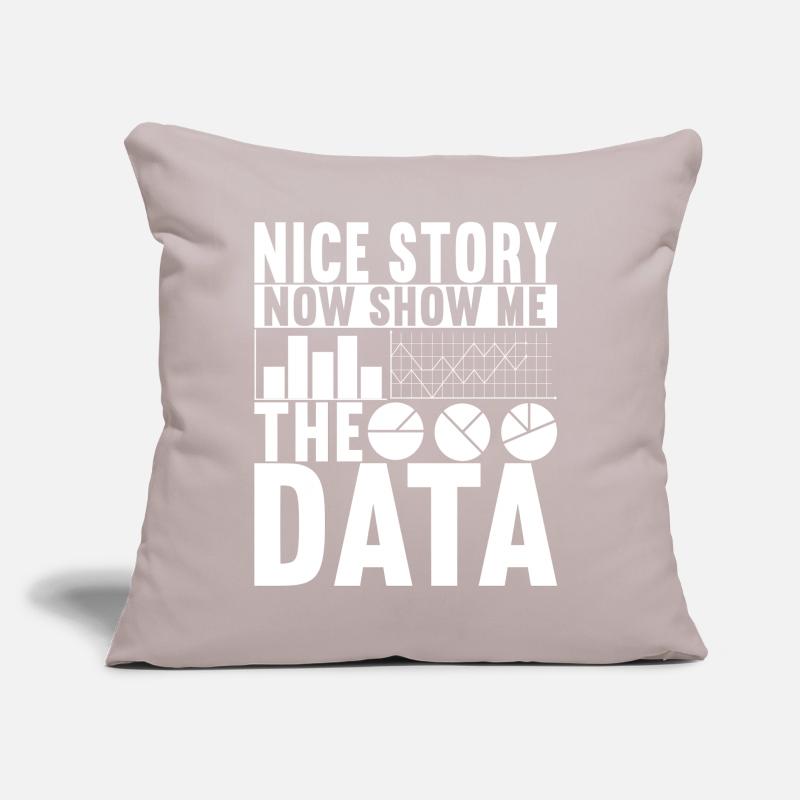 Analyste de données Data Scientist Coussin et housse de 45 x 45 cm