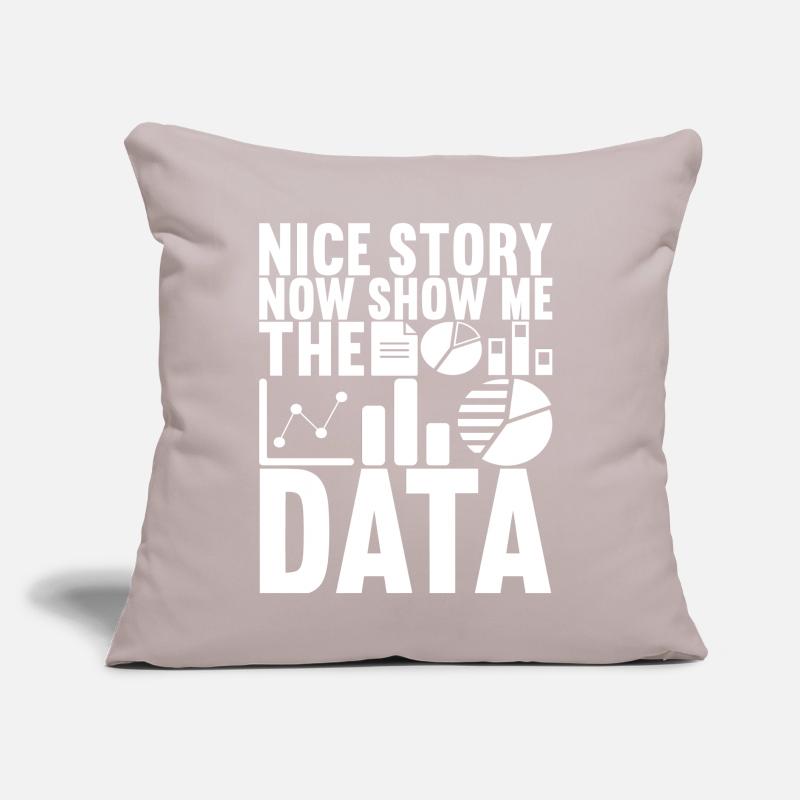 Data Scientist Data Analyst Sofakissen mit Füllung 45 x 45 cm