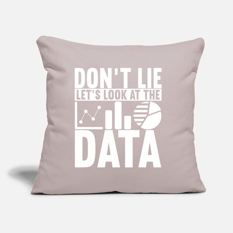 Analyste de données Data Scientist Coussin et housse de 45 x 45 cm