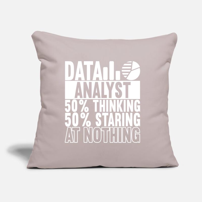 Analyste de données Data Scientist Coussin et housse de 45 x 45 cm