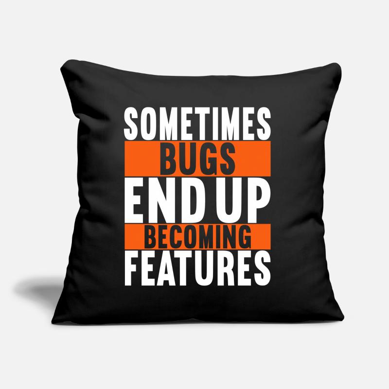 Programmeur Informaticien Coussin et housse de 45 x 45 cm