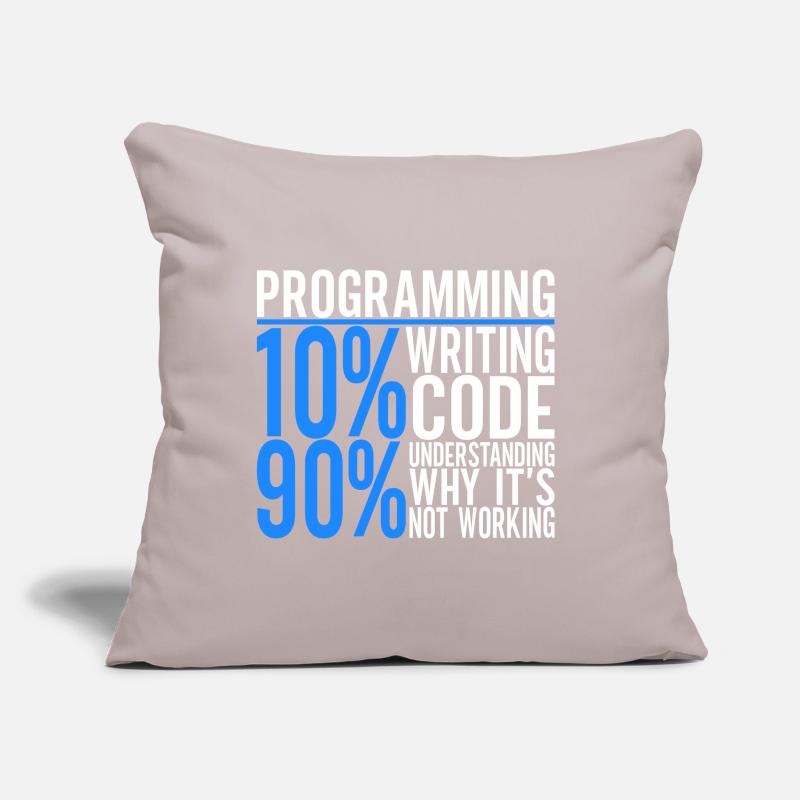 Programmer Computer Scientist Sofa pillow with filling 45cm x 45cm