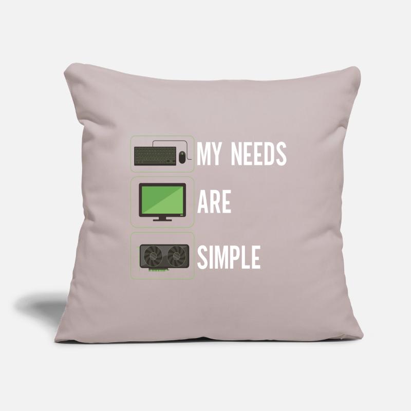 Programmeur Informaticien Coussin et housse de 45 x 45 cm