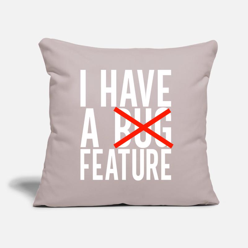 Programmer Computer Scientist Sofa pillow with filling 45cm x 45cm