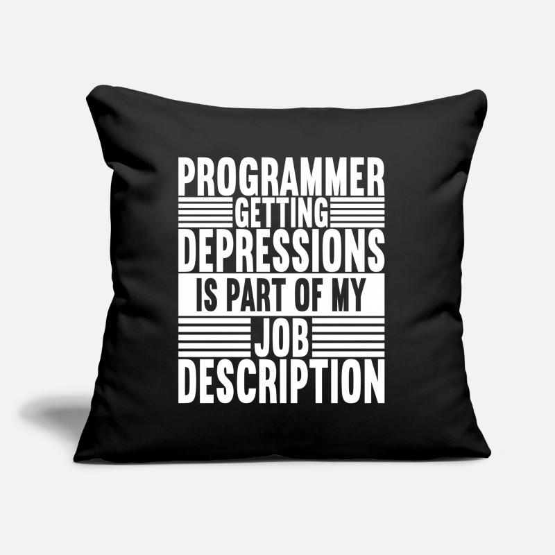 Programmeur Informaticien Coussin et housse de 45 x 45 cm