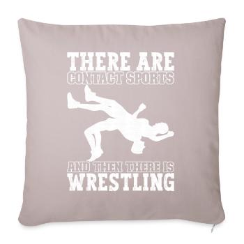 Lutte Lutteurs Lutteurs - Coussin et housse de 45 x 45 cm - taupe clair - Devant