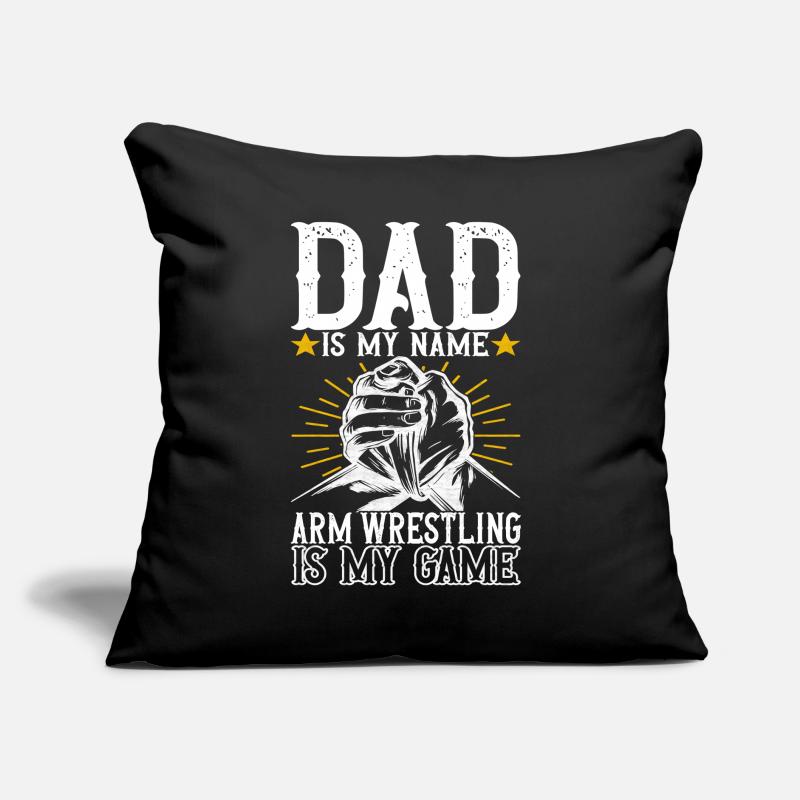 Bras de fer Coussin et housse de 45 x 45 cm