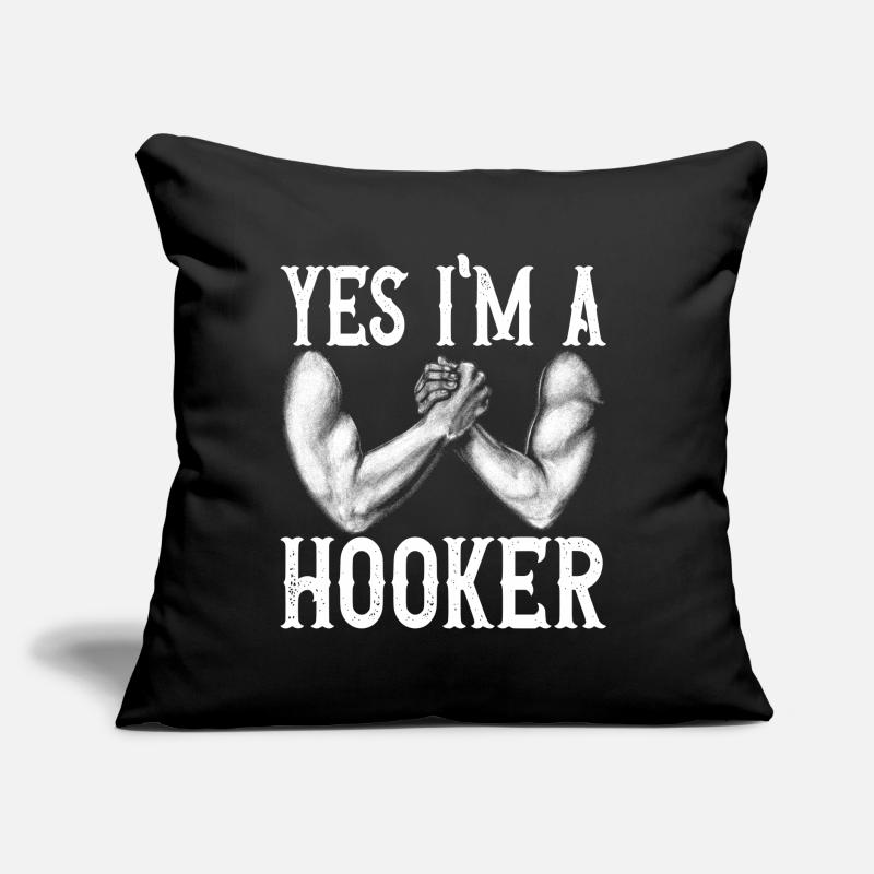 Bras de fer Coussin et housse de 45 x 45 cm