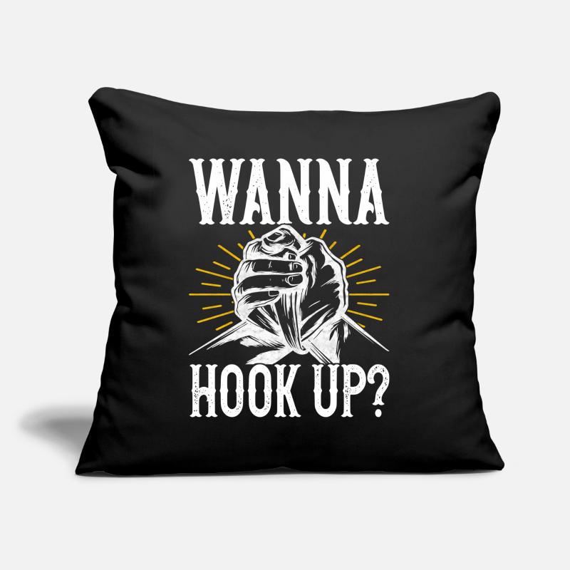 Bras de fer Coussin et housse de 45 x 45 cm