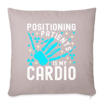 Radiology Radiologist - Sofa pillow with filling 45cm x 45cm - light taupe - Front
