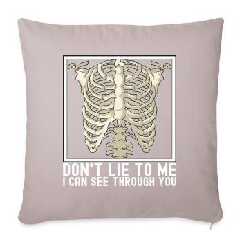Radiology Radiologist - Sofa pillow with filling 45cm x 45cm - light taupe - Front
