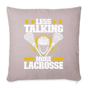 Lacrosse - Sofa pillow with filling 45cm x 45cm - light taupe - Front