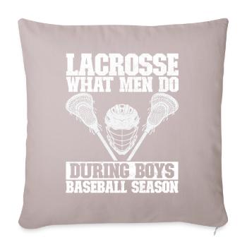 Lacrosse - Sofa pillow with filling 45cm x 45cm - light taupe - Front