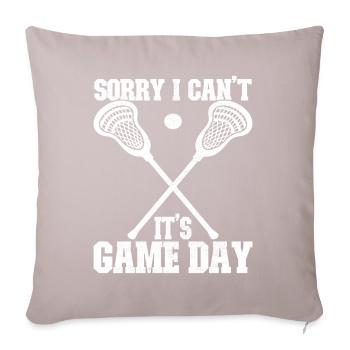 Lacrosse - Sofa pillow with filling 45cm x 45cm - light taupe - Front