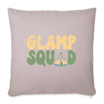 Glamping Glamper - Sofa pillow with filling 45cm x 45cm - light taupe - Front