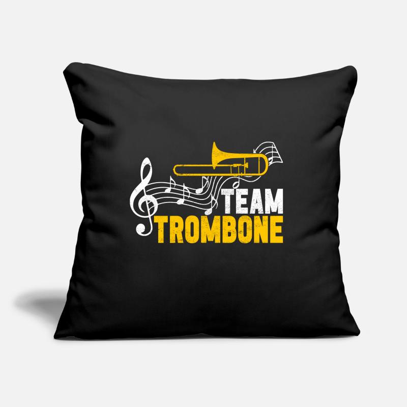 Posaune Trombone Sofa pillow with filling 45cm x 45cm