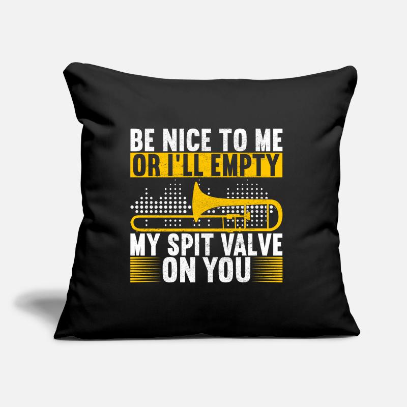 Posaune Trombone Sofa pillow with filling 45cm x 45cm