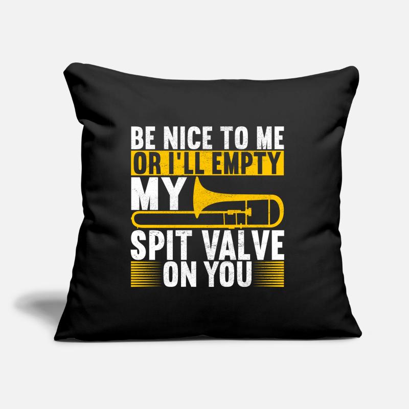 Posaune Trombone Sofa pillow with filling 45cm x 45cm