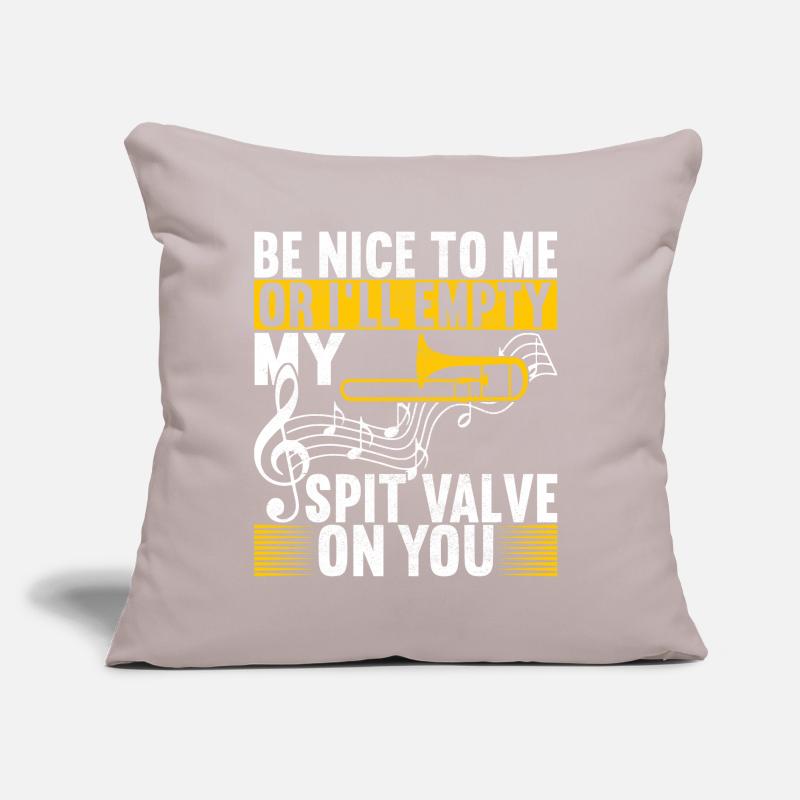 Posaune Trombone Sofa pillow with filling 45cm x 45cm