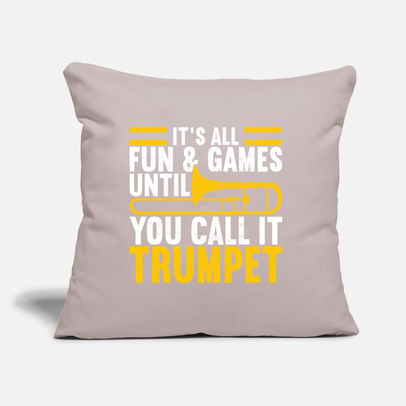 Posaune Trombone Sofa pillow with filling 45cm x 45cm