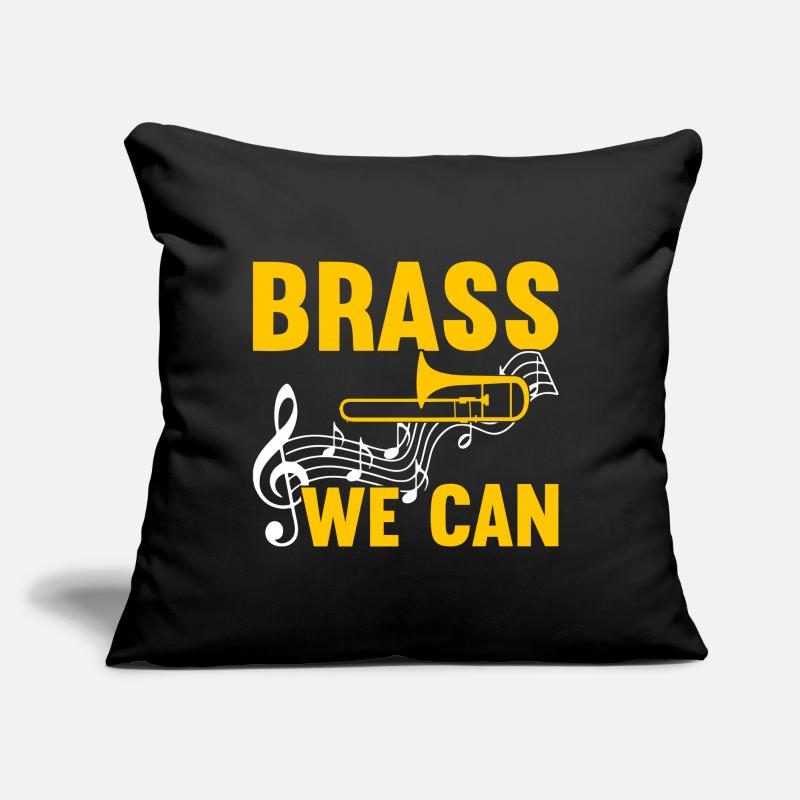 Posaune Trombone Sofa pillow with filling 45cm x 45cm