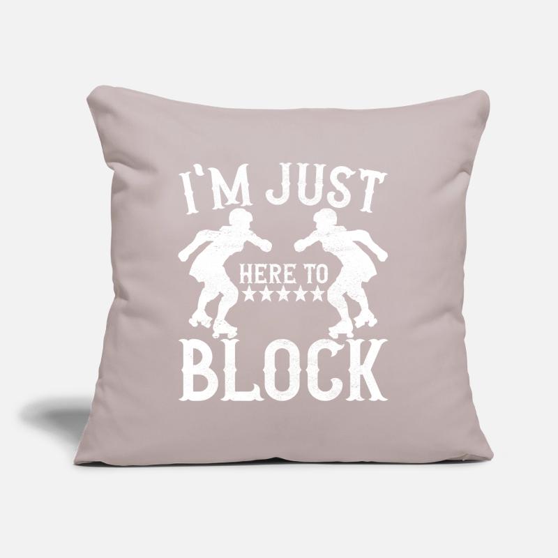Roller derby Coussin et housse de 45 x 45 cm