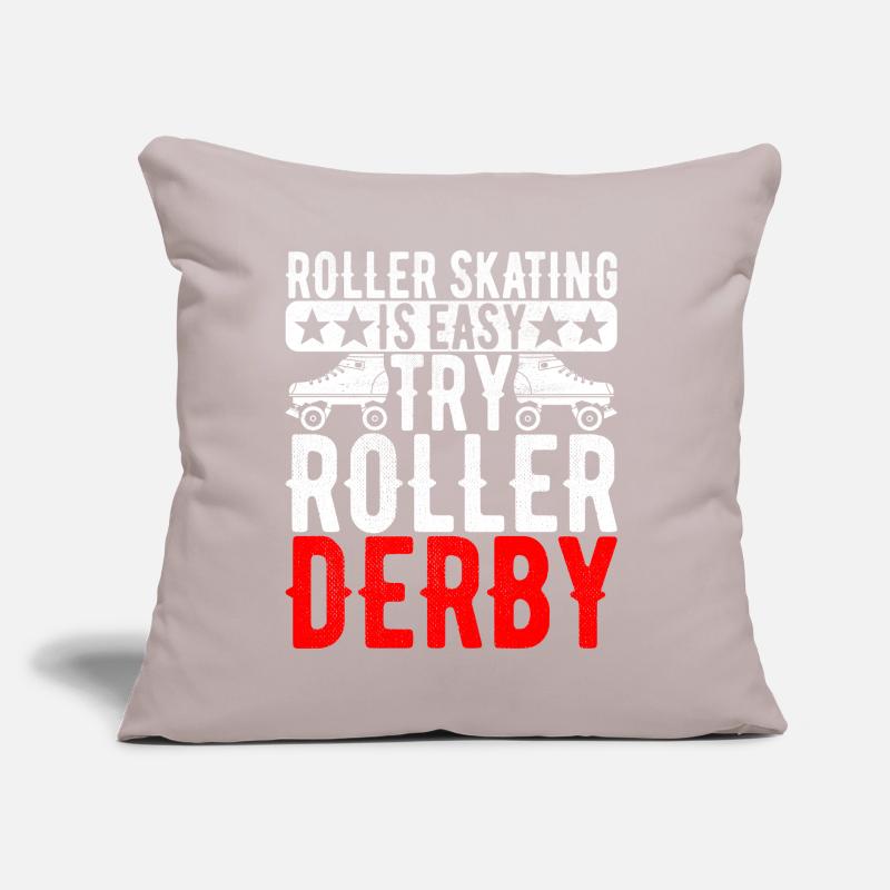 Roller derby Coussin et housse de 45 x 45 cm
