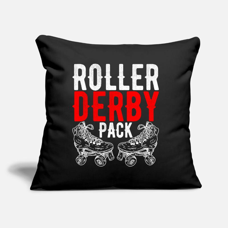 Roller derby Coussin et housse de 45 x 45 cm