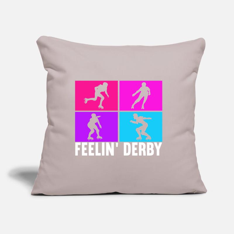 Roller derby Coussin et housse de 45 x 45 cm
