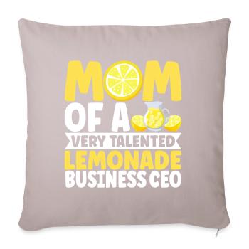 Stand de limonade Lemonade - Coussin et housse de 45 x 45 cm - taupe clair - Devant