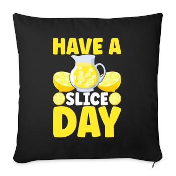 Stand de limonade Lemonade - Coussin et housse de 45 x 45 cm - noir - Devant