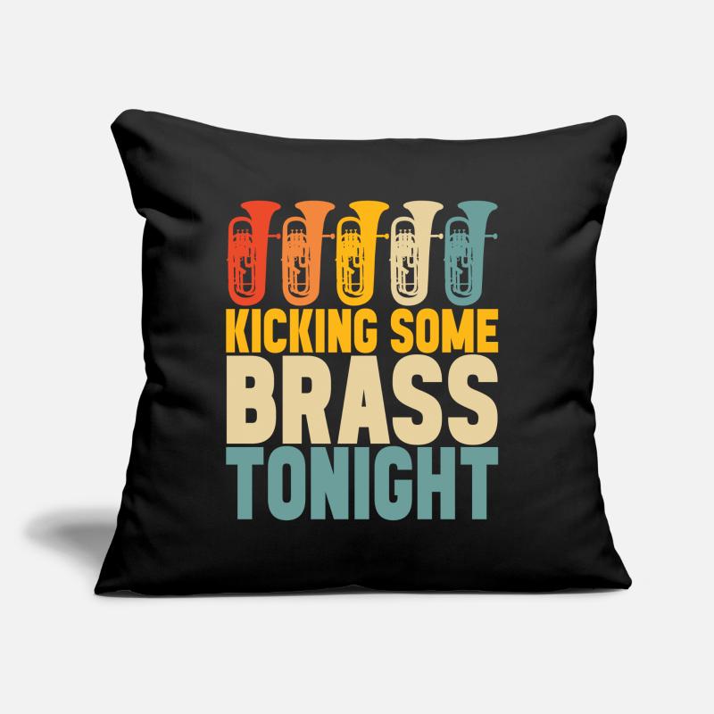 Euphonium baritone tenor horn Sofa pillow with filling 45cm x 45cm