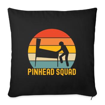 Pinball Flipper - Sofa pillow with filling 45cm x 45cm - black - Front